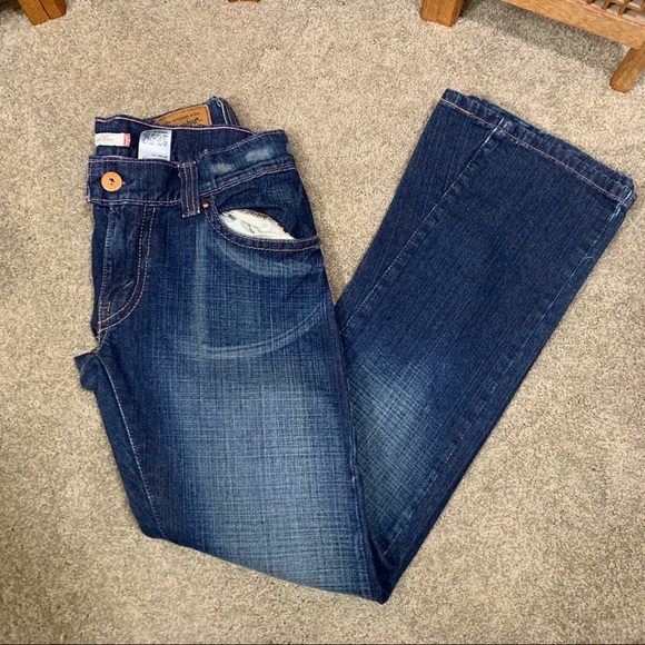 Levi's Denim - LEVI’S Dark Washed Boor Cut Size 9 Jeans